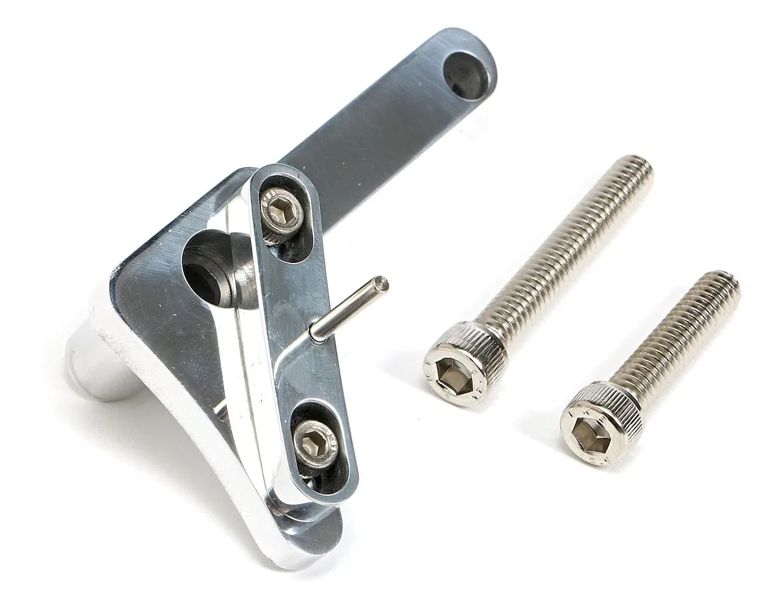 6082 – TRANSDAPT Timing Tab, For Use With Big Block Chevy Engines Polished Aluminum